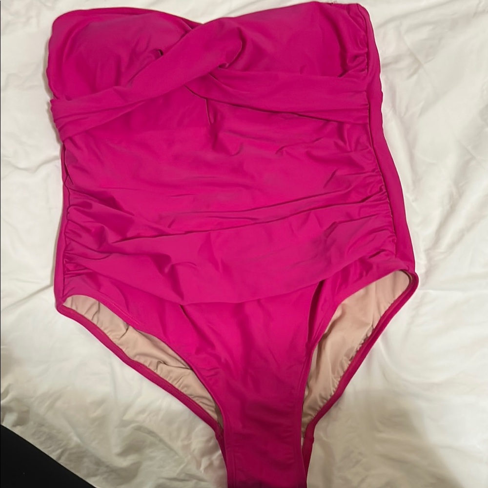 NWOT Pink One Piece Swimsuit